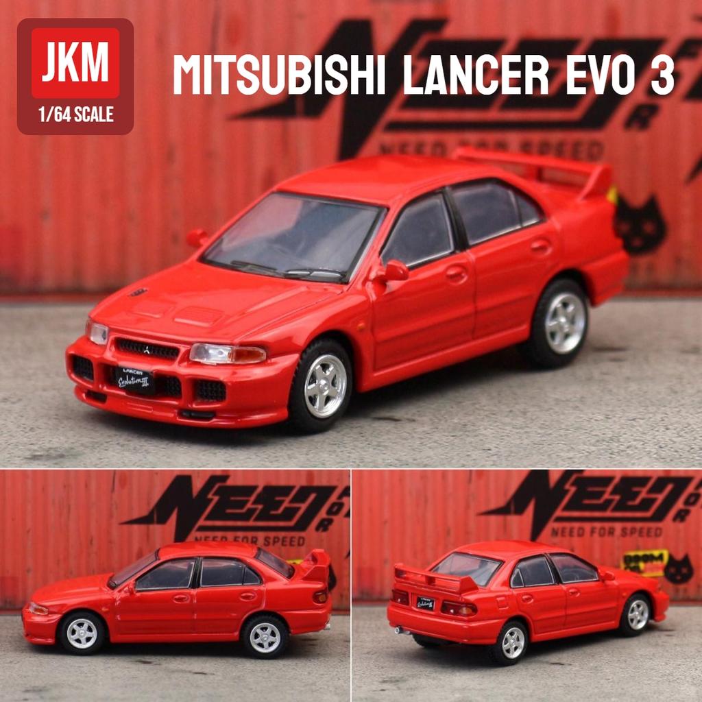 1/64 Mitsubishi Lancer Evolution EVO Семейство JDM Initial D Модель Игрушечной Машинки JKM 1:64 бесплатных колеса Коллекция литой металлический сплав Подарок