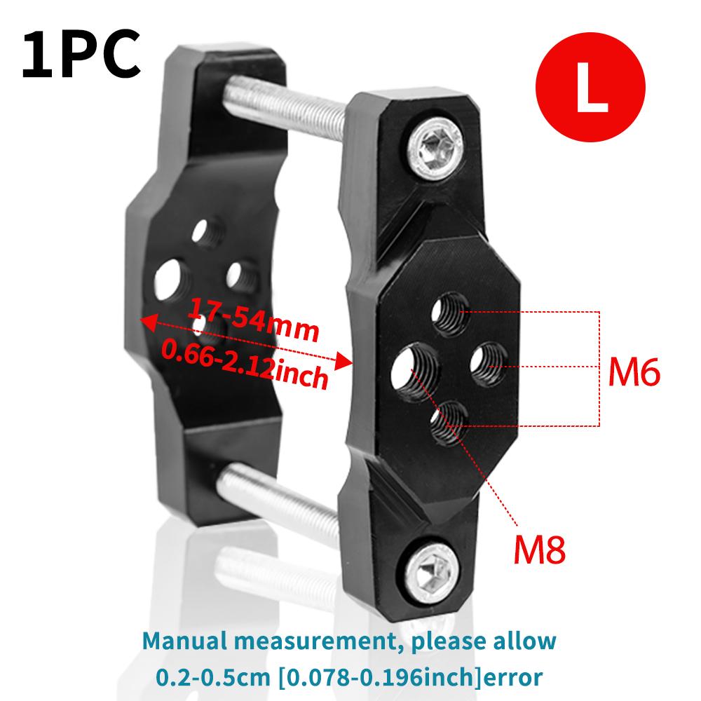 Motorcycle Handlebar Bumper Mount Bracket Clamp For LED Spot Fog Light For Front Shock Absorber Installat 22-32mm/17-54mm