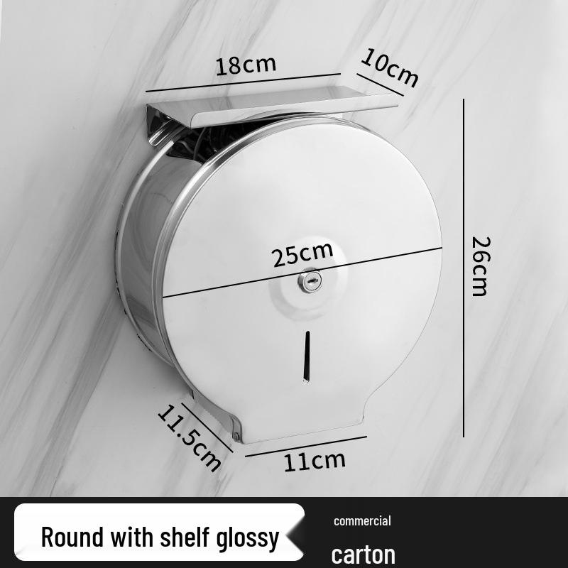 Водонепроницаемый диспенсер для туалетной бумаги и полотенец для рук из нержавеющей стали 304