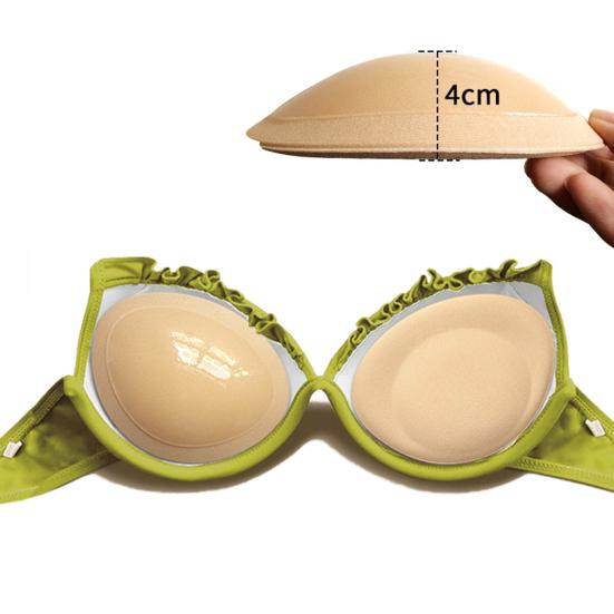 Многоразовые липкие вкладыши для бюстгальтера, клейкие вкладыши для бюстгальтера Push Up, накладные вкладыши для бикини с эффектом подтяжки, усилитель груди для купальников, спортивные бюстгальтеры
