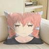 BBloom Into You YYuu Koito Merch Square Sofa Pillow Cover Solid Color Living Room Home Decor Cushion Case