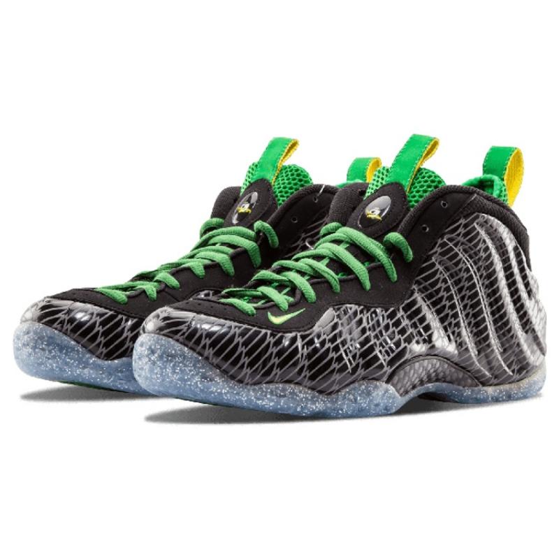 Nike Кроссовки Air Foamposite One Oregon Ducks Повседневная обувь 652110-001