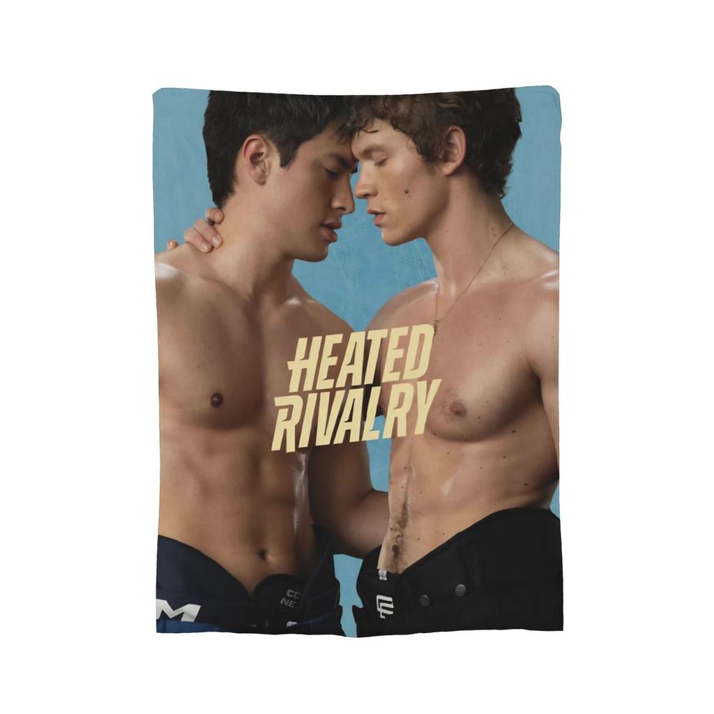 Heated Rivalry Ilya And Shane Blankets Velvet Printed Portable Soft Throw Blankets for Sofa Car Bedspreads