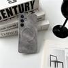 Новый чехол для мобильного телефона Samsung s25Ultra с гальваническим покрытием и магнитной застежкой, узор под кожу S24plus + защитный чехол, всесторонний, противоударный, Edge