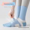 Женские спортивные махровые носки до середины икры - Влагоотводящие и амортизирующие, Идеальны для весеннего и осеннего бега и бадминтона