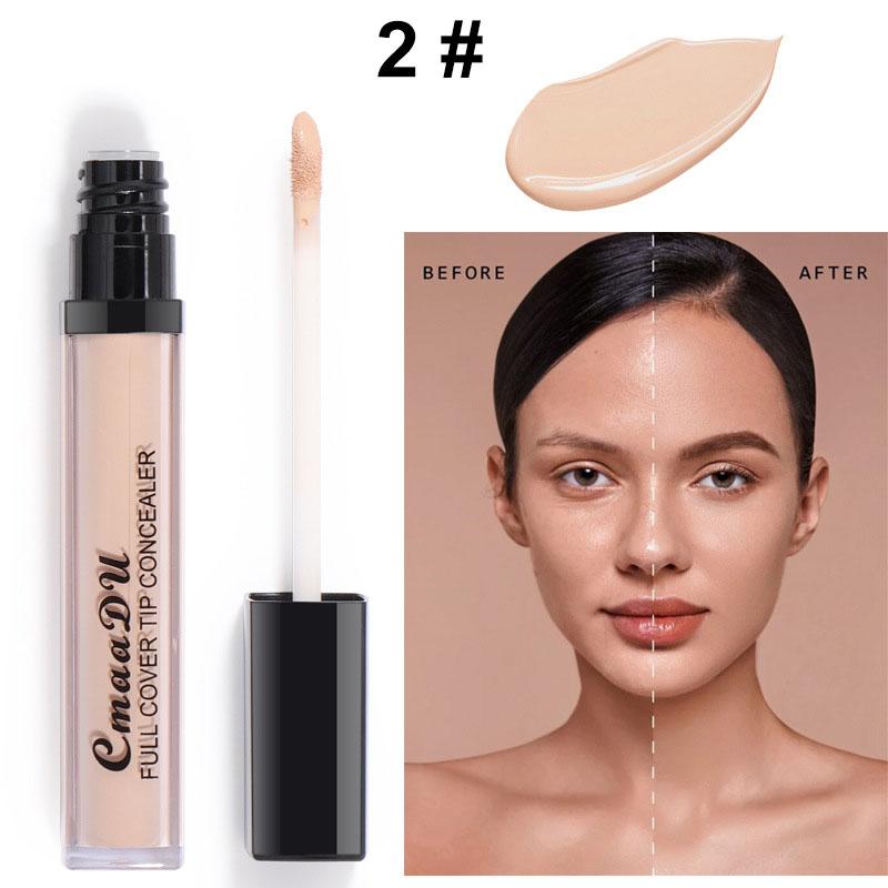 Водонепроницаемый и устойчивый к поту жидкий консилер для маскировки прыщей на лице и темных кругов, крем-консилер натурального цвета