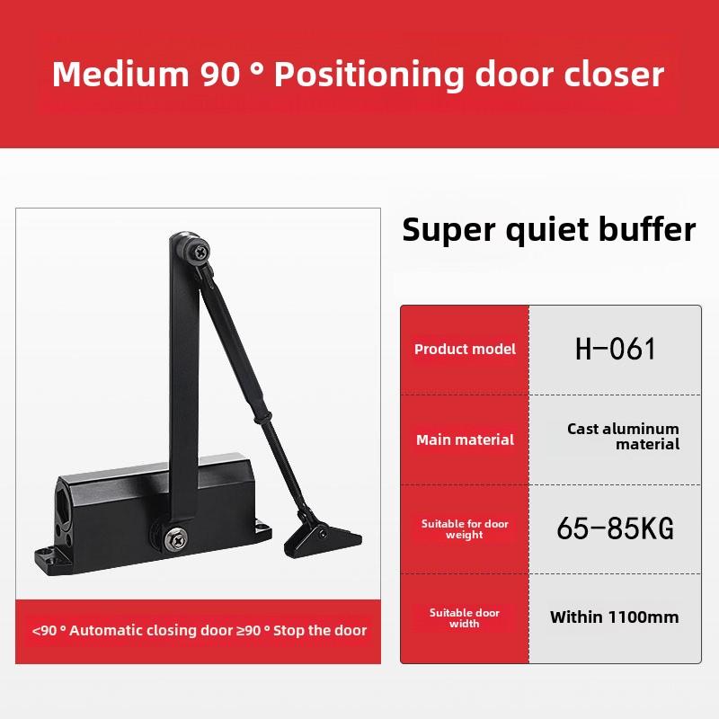 Гидравлический буферный доводчик двери 45 кг до 65 кг, регулируемая скорость, оборудование для закрывания дверей, бесшумное мягкое закрывание, фурнитура для дверей