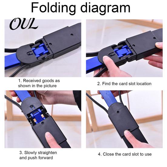 Durable Pet Poop Scooper Dog Pooper Scooper, Portable Waste Cleanup Tool with 20 Bags, Foldable Supplies Carry Case, for Yard, Lawn, Outdoor