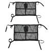 Car Ceiling Storage Bag Polyester Adjustable Elastic Hanging Roof Mesh Pocket for Vehicle Outdoor Ca
