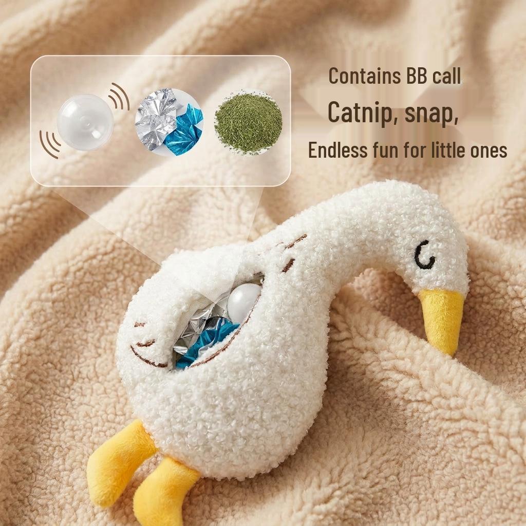 Squeaky Bite-Resistant Plush Toy for Dogs - Animal Styles, Teething & Interactive Play