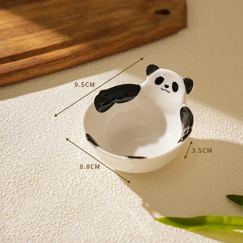 Милые мультяшные керамические миски для дома, вкусные хот-поты, маленькие тарелки, изысканные десерты и закуски для ресторанов высокого класса, изысканная столовая посуда