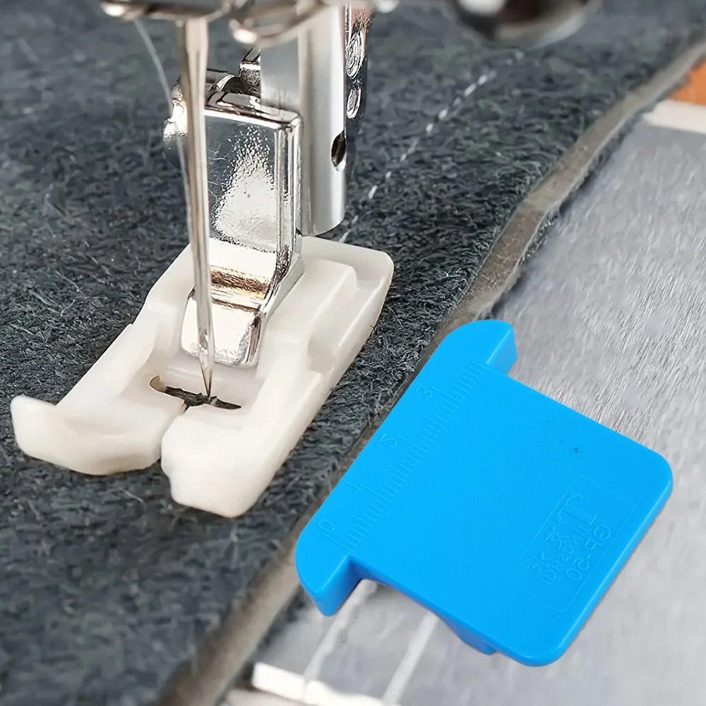Anti-Slip Grip Sewing Machine Guide Locking Sewing Ruler Durable Plastic Positioner