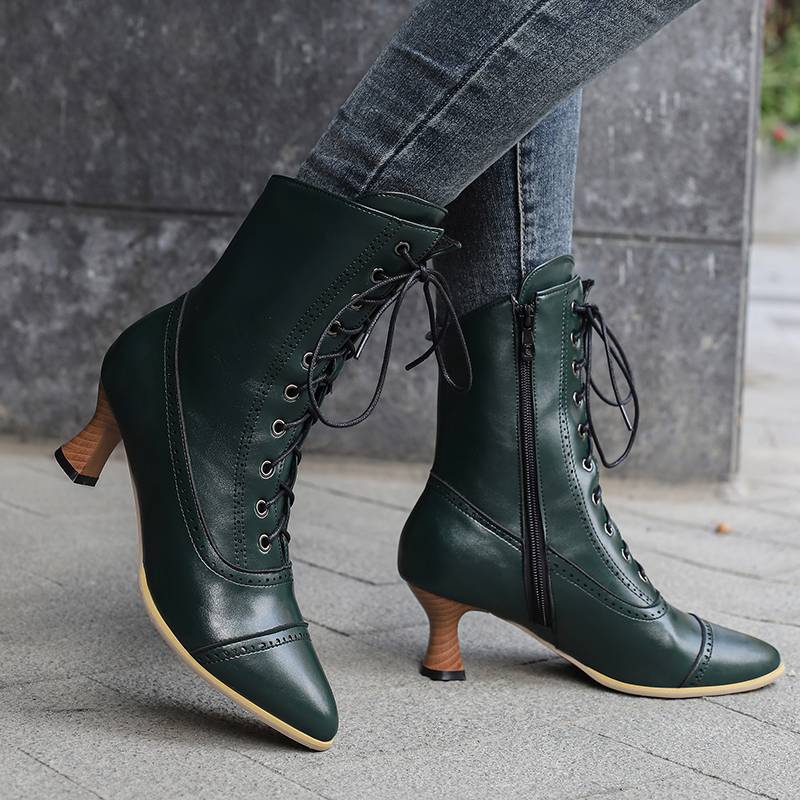 Krazing Pot Полиуретановые осенне-зимние туфли 47 размера 48 Ботинки Челси с острым носком на шнуровке сохраняющие тепло ботильоны