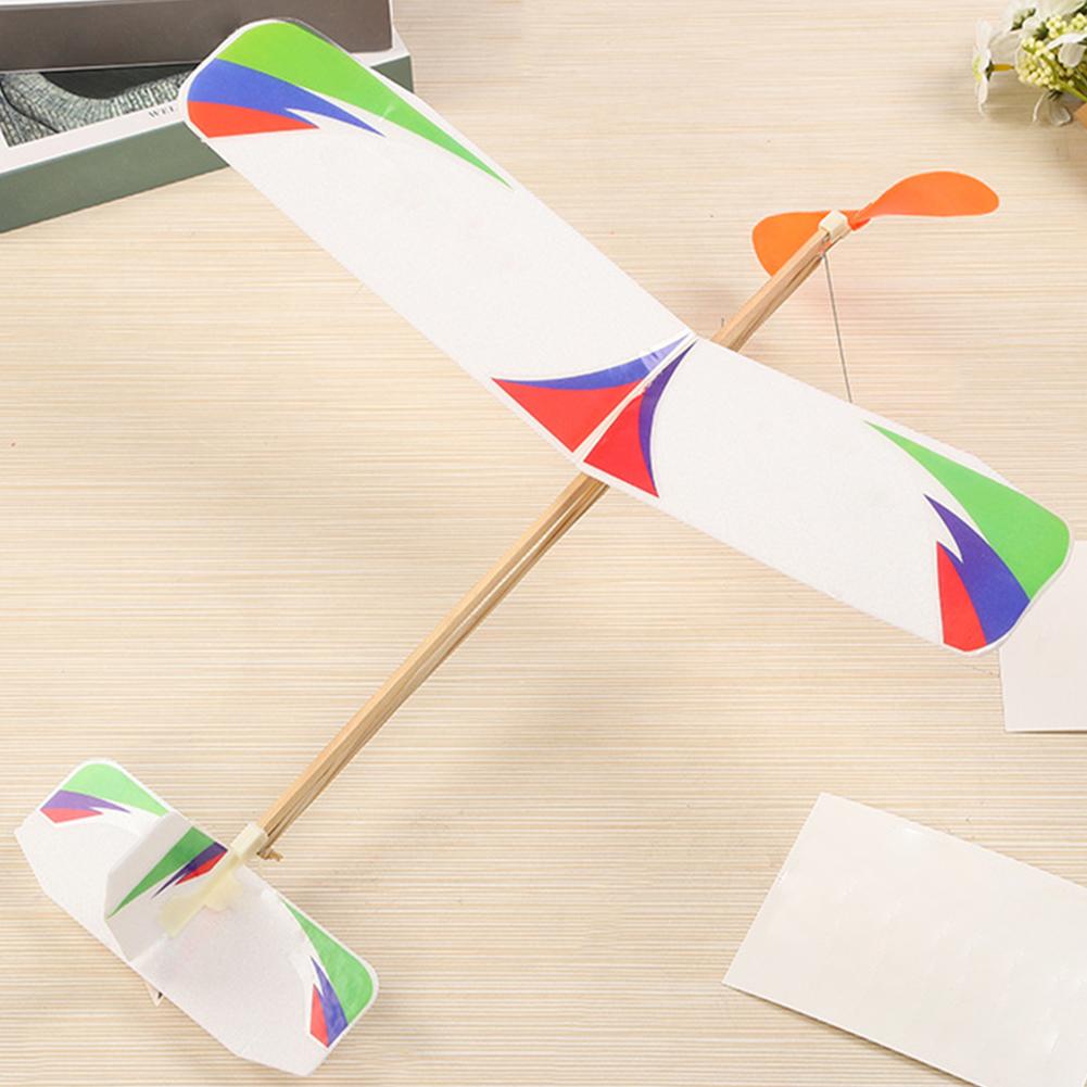 Модель самолета своими руками с резиновым ремешком для учащихся начальной школы, образовательная игрушка для научного конкурса S6A2