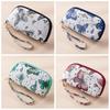 Jacquard Flower Handbag Coin Pocket Women Long Purse Portable Butterfly Clutch Wallet  Travel