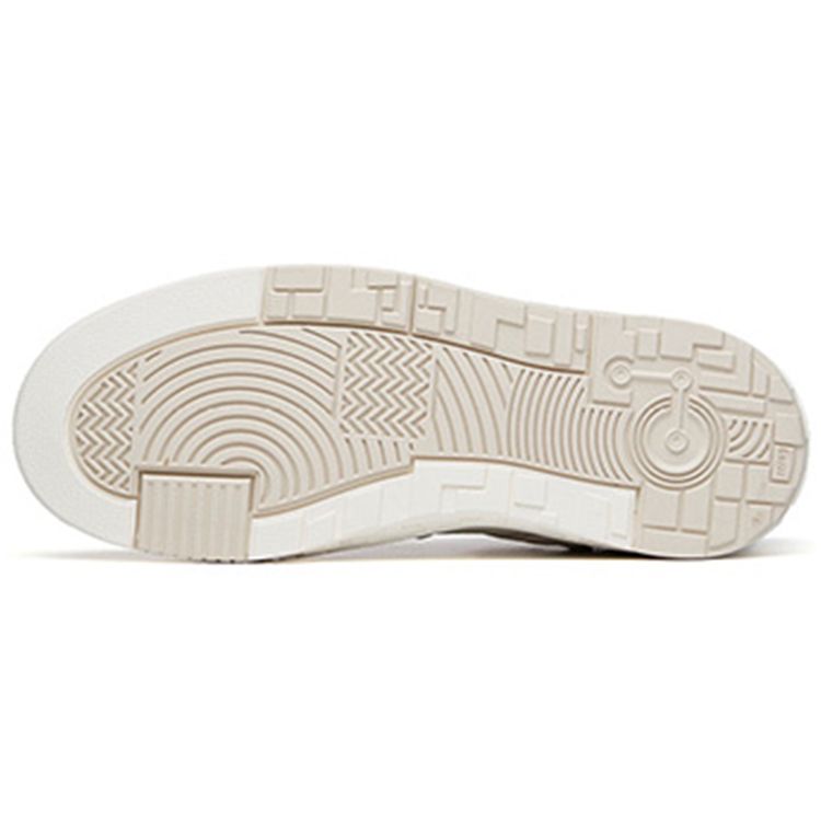 Anta Уличные кроссовки для скейтбординга с толстой подошвой и нескользящей подошвой, женские кроссовки серо-белого цвета 122218050-6