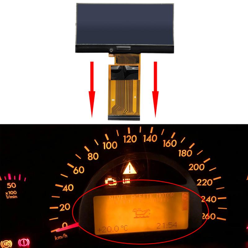 ЖК-дисплей приборной панели для Mercedes Benz W203 C-Class 2000-2004 / W463 G-Class 2002-2007 ЖК-дисплей приборной панели Пиксели