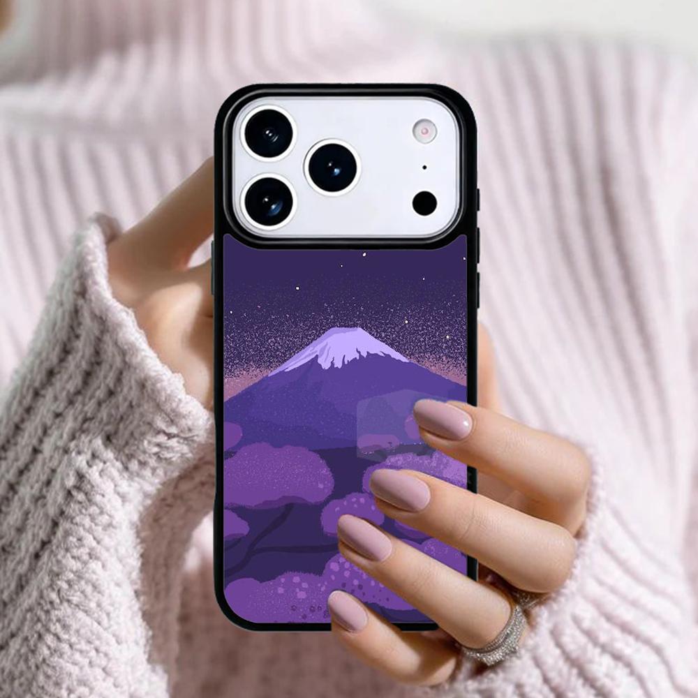 Japanese art Mount Fuji soft Phone Case For Apple iPhone 17 Air 16E 15 14 Plus 13 12 11 Pro Max Mini Funda Cover