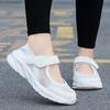 Large Size Summer Women's Casual Shoes Lightweight and Shallow Mouth Medium Walking Shoes Soft-soled Grandma Shoes