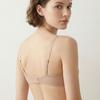 Роскошный бюстгальтер Back‑Beauty из сатина с подкладкой из 100% шелка тутового дерева, тонкие чашки в форме ушек кролика, шелковый женский бюстгальтер