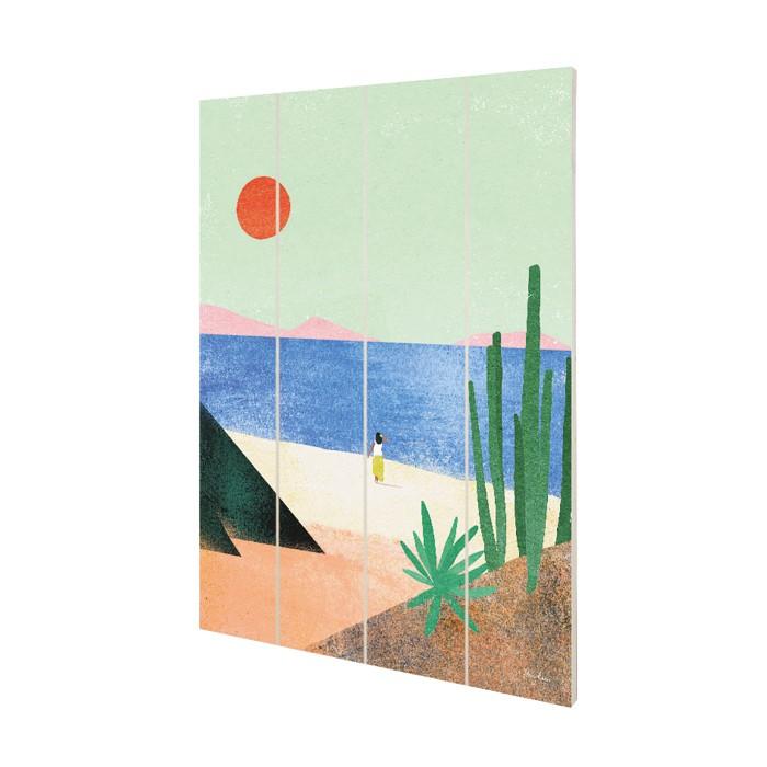 Мемориальная табличка Генри Риверса с девушкой с пляжа