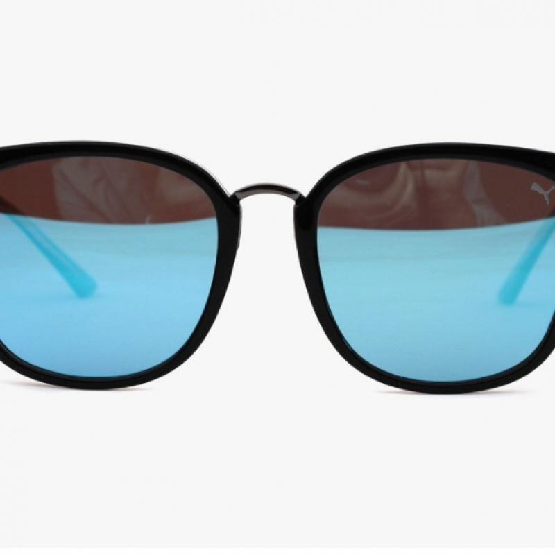 Puma Pu0154sk 002 Квадратные комбинированные зеркальные солнцезащитные очки Азиатская посадка Легкие