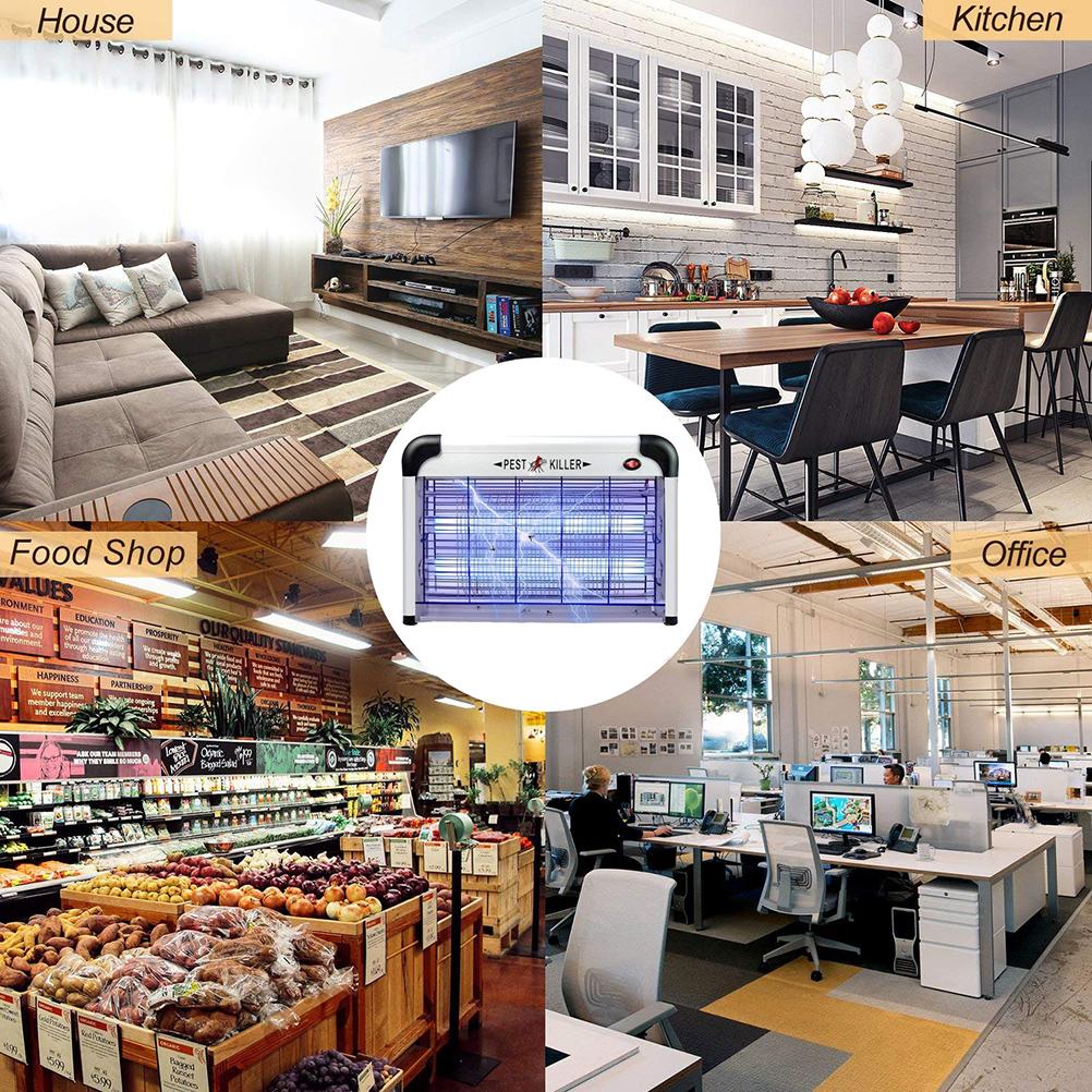 Electric Bug Zapper Pest Repeller Control Indoor UV Lamp Flying Fly Insect Killer Mosquitoes Flies