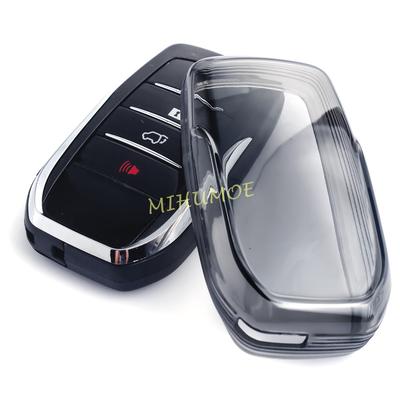 Черный прозрачный чехол-брелок для Toyota Corolla Cross Sienna Venza Harrier Hilux Tundra Mirai Land Cruiser