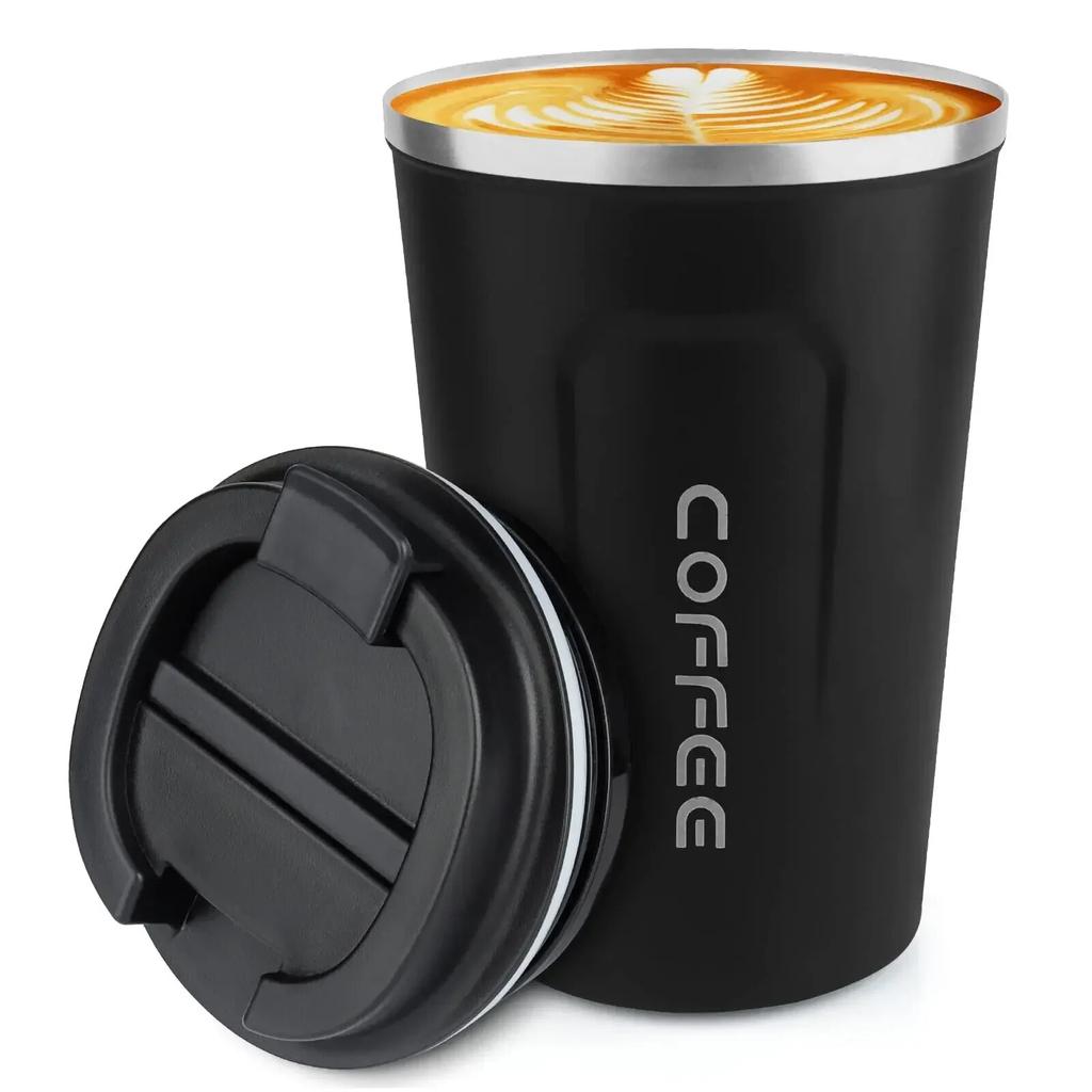 380ml 510ml Coffee Mug Thermal Travel Stainless Steel Coffee Cup Leak-Proof Thermos Bottle Tea Coffee Mug Vacuum Flask Insulated Cups