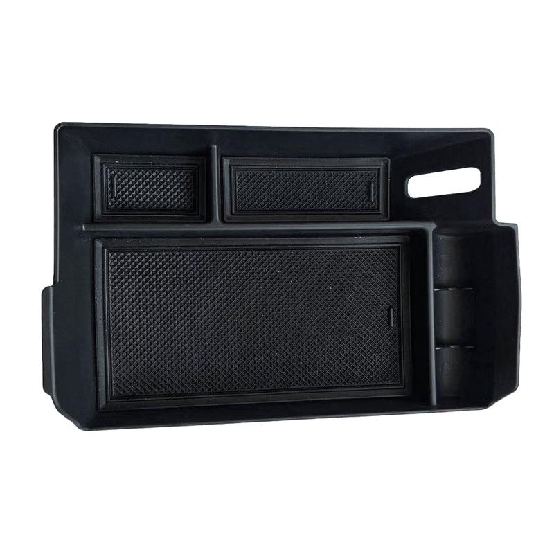 1pcs For Toyota Sienna Car Armrest Box Center Console Storage Glove Box Organizer ert Tray Black