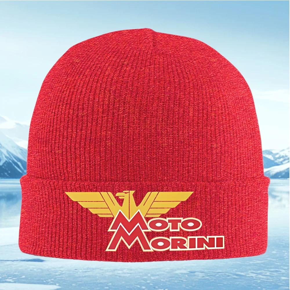 Moto Eagle Wings Badge Logo Design Unisex Women Unisex Knitted Hat Beanie Pullover Cap Winter Thermal Warm Christmas Outdoor Cyclin