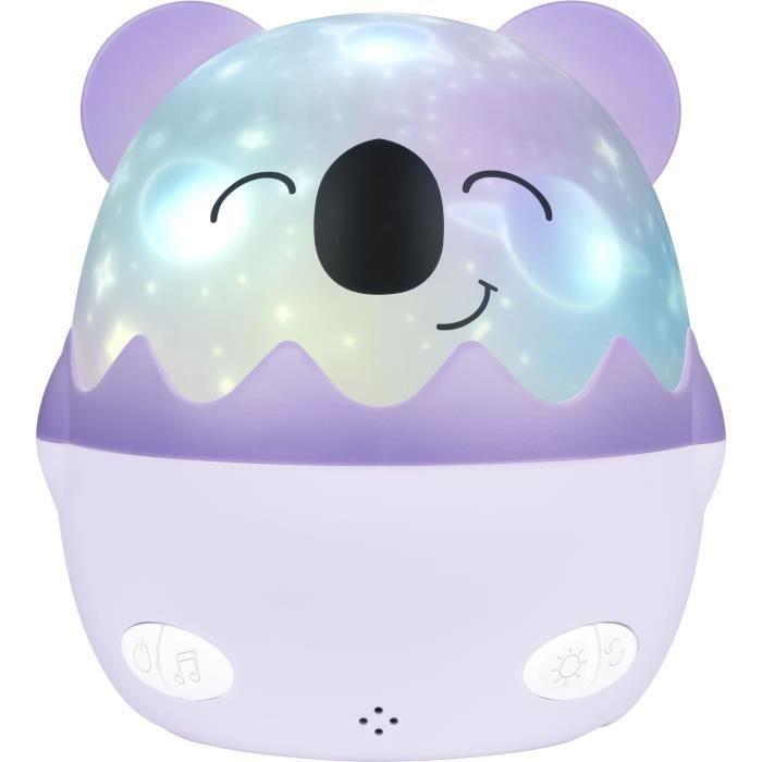 Veilleuse musicale sans fil - BIGBEN - Koala - Projection 360° - 13 films - 8 mélodies - Télécommande - Batterie USB-C