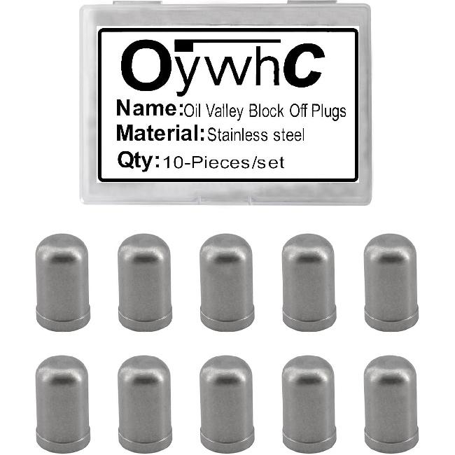 Oil Valley Block Off Plugs for Gen IV LS & Gen V LT 2005-, Replacing DOD/AFM Lifters to Traditional LS/LS7 Style Lifters for Sealing Gen IV/Gen V