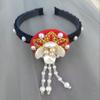 Pearl Hanbok Hairband Tassels Stage Dance Hair Hoop Gift Korean Headband  Children