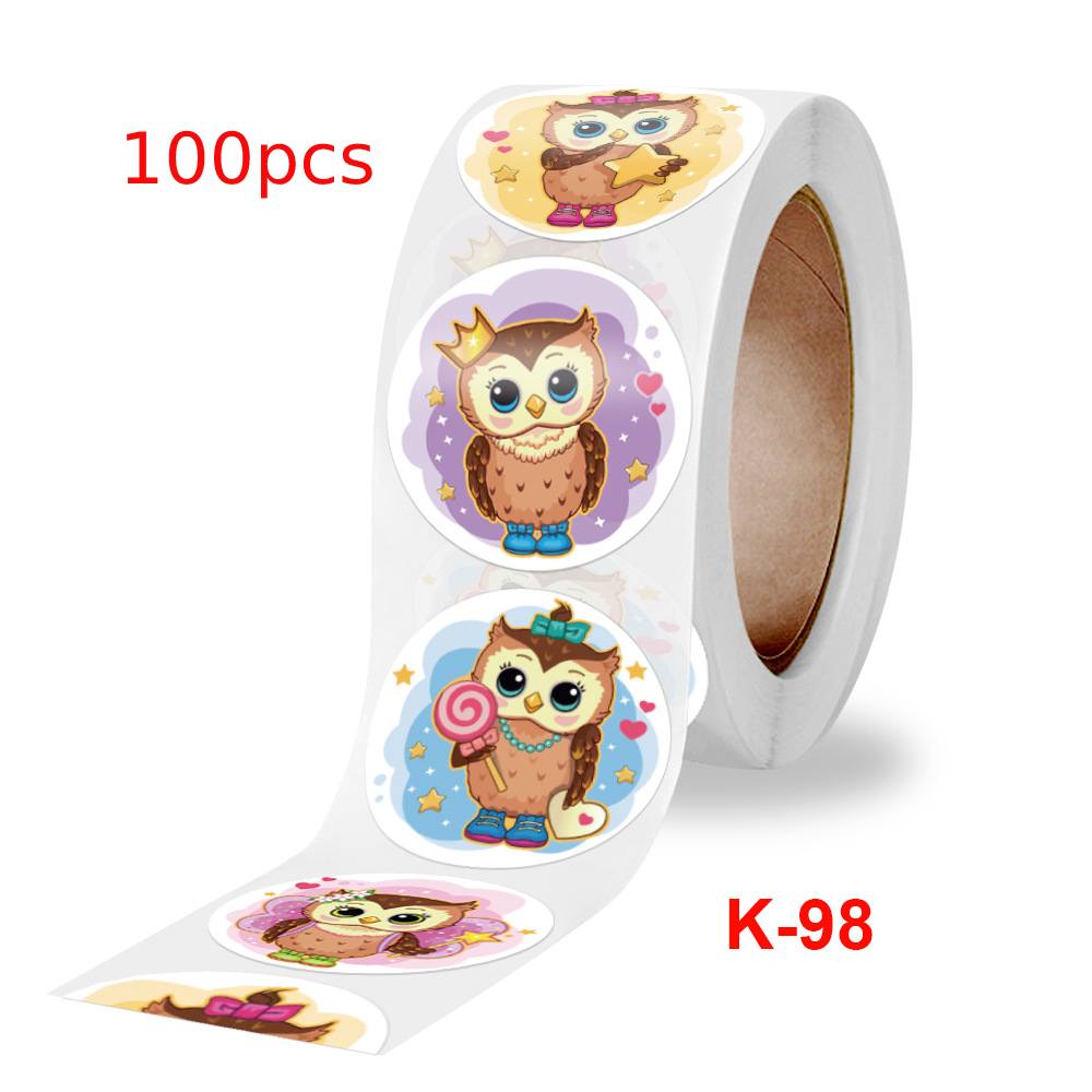 Около 500 шт., милые мультяшные наклейки с животными, наклейки для учителей, награды, спасибо, сделай сам, подарочные украшения ручной работы, этикетки, канцелярские принадлежности