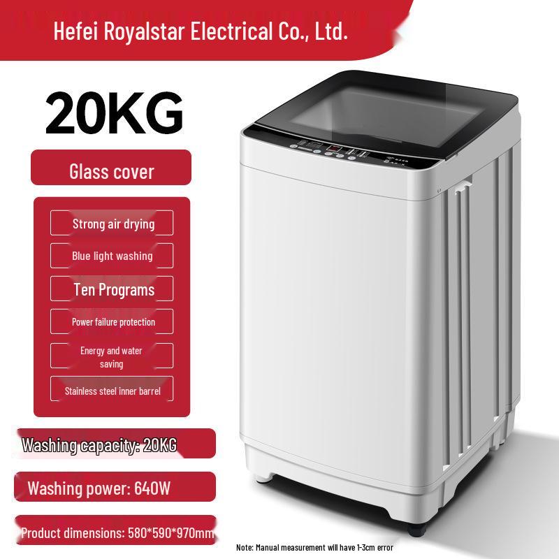 Полностью автоматическая стирально-сушильная машина 10 кг с компактным пульсатором для дома и аренды