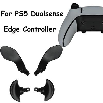 4 шт. сменные задние лопасти для контроллера PS5 Dual Sense Edge, задние части, сменные металлические задние части для контроллера PS5 Dual Sense