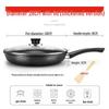 Non-stick Medical Stone Frying Pan for Omelettes, Pancakes, and Steaks - Suitable for Induction and Gas Stoves