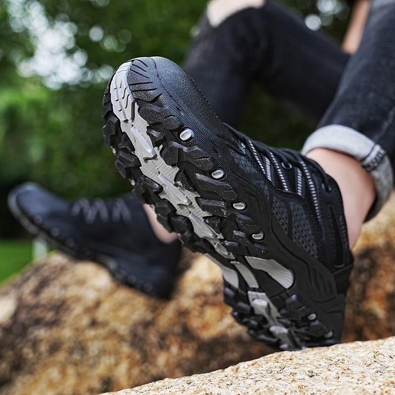 Мужские кроссовки для рыбалки на открытом воздухе на четыре сезона, сетчатые, дышащие, противоскользящие, износостойкие, повседневные и удобные, 39-46, четыре цвета