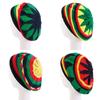 Women Ethnic Hat National Flag Rainbow Wool Elastic Hat Fashion