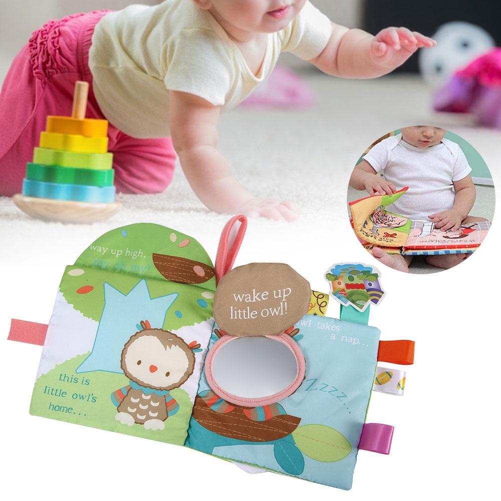 Baby Rattle Cloth Book Cute Cartoon Pattern Learning Wear Resistant Educational ToyType C