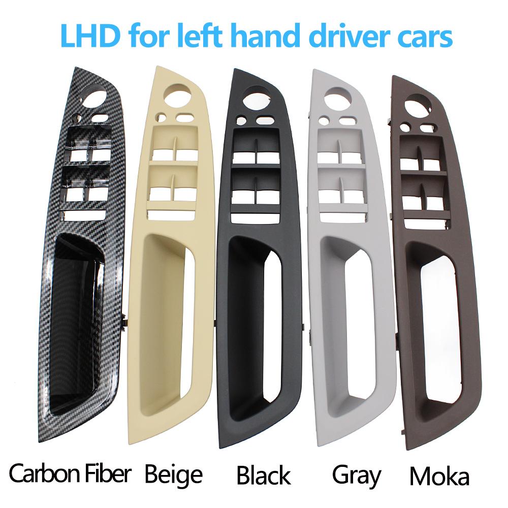 LHD RHD 4 шт. Набор дверных оконных переключателей, панель подлокотника, ручка, накладка для BMW X5 X6 E70 E71 E72