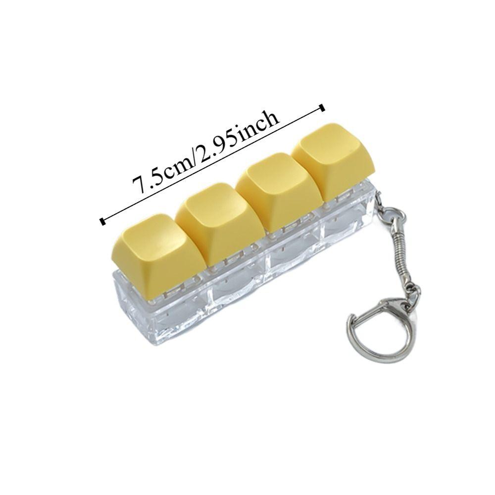 4Keys Keycap Pinch Toy Relief Stress Button Clicker Toy New Button Keycap