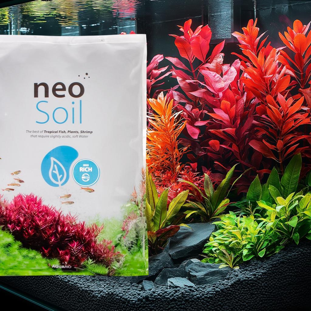 Neo Soil Plant No Co2 Rich - Substrate for Plant Aquariums 8L