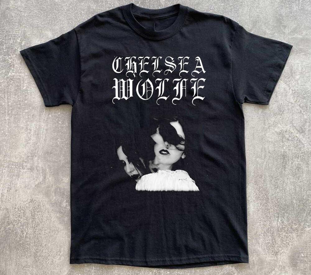 НОВЫЙ РЕДКИЙ Черный хлопковый футболка Chelsea Wolfe Все размеры S-5XL Подарок Фанатам DM88 Унисекс Футболка