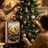 Рождественский календарь-подвеска с ornaments, Греческая мифология, Набор из 24 акриловых 2D ornaments, с винтажным ретро-бронзово-золотым тоном для украшения елки, Подвесное украшение,