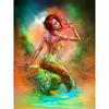 Diamond Painting Figure Mermaid Animal Fishes Round Diamond Round Diamond Decoration Customizable Wall Art Decoration