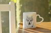 Czechoslovakian Wolfdog, Czechoslovak Vlcak - cup with a dog, adorable cup with a heart-shaped handle, universal gift from the Art-Dog brand