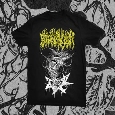 Unisex Short Sleeve Crew Neck Cotton T Shirt Blood Incantation "Shoggoth Tour 2023"