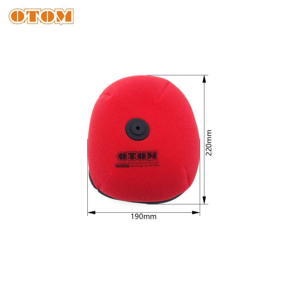 OTOM 2 PCS Air Filter For KAWASAKI KX250F 2021-2024 KX250XC KX450F KX450XC Motorcycle Accessories Cleaner Sponge Foam 11013-0773